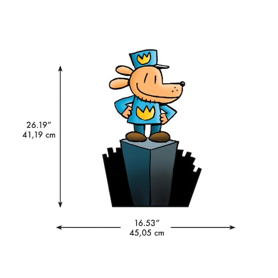 RoomMates Dogman Giant Peel & Stick Wall Decals
